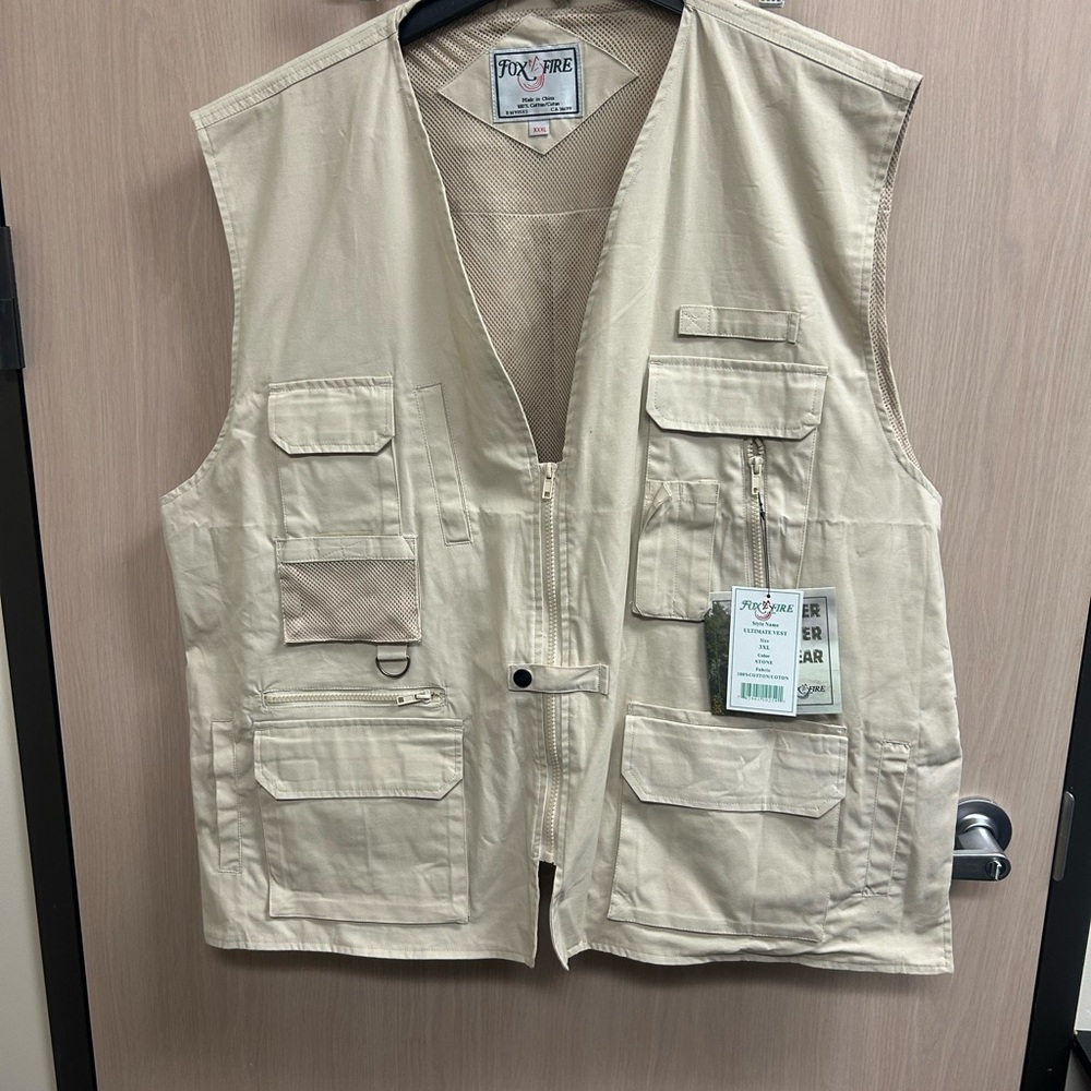 Foxfire Men's Tan Utility Vest